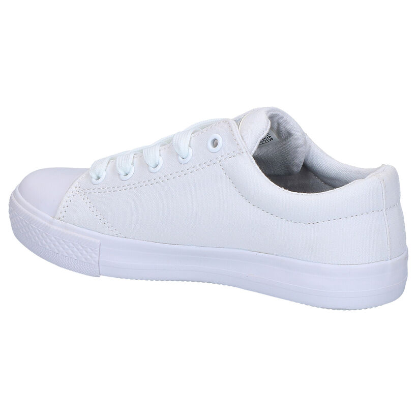 Tommy Hilfiger Baskets en Blanc en textile (266558)