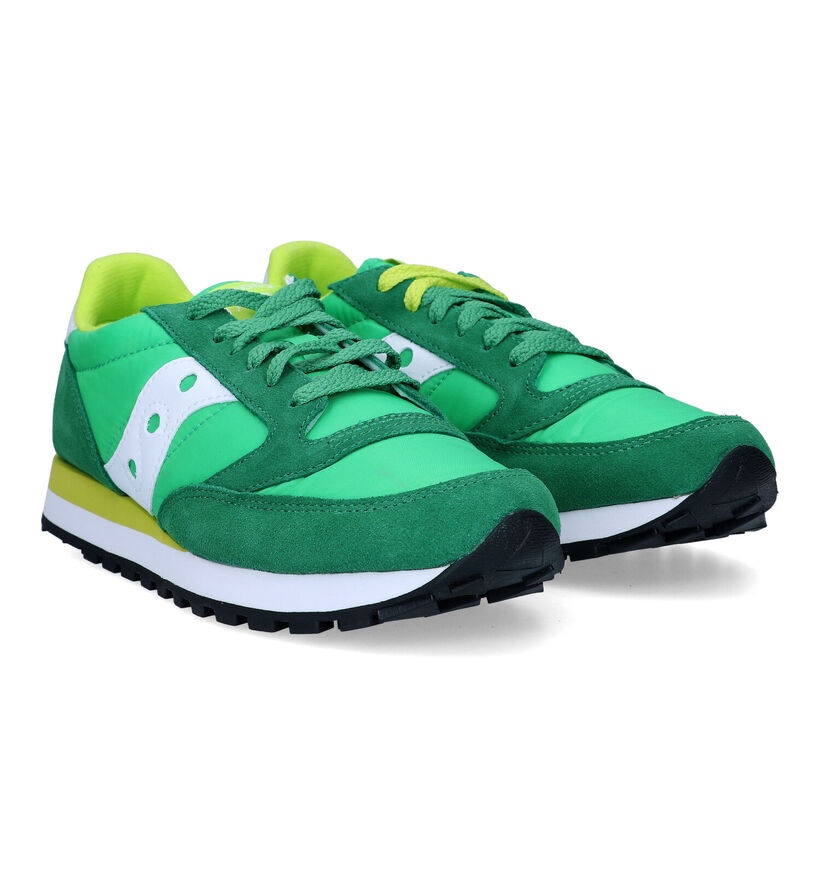 Saucony Jazz Original Baskets en Vert pour hommes (320935) - pour semelles orthopédiques