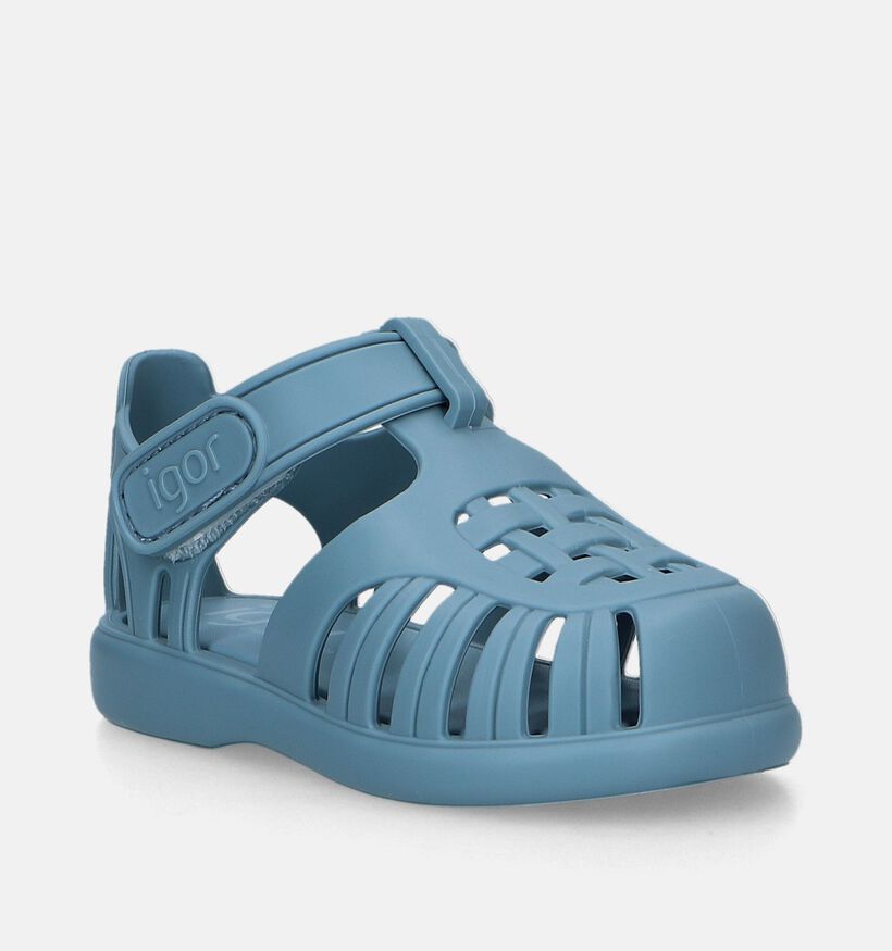 Igor Chaussures d'eau en Bleu pour filles, garçons (340875)