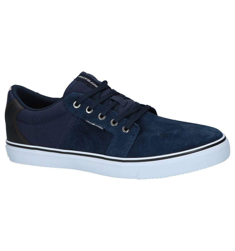 Donkerblauwe Casual Schoenen Jack & Jones Banda in daim (240957)