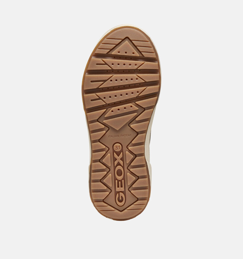 Geox Kaki Groene Hoge Sneakers voor jongens (360367) - geschikt voor steunzolen