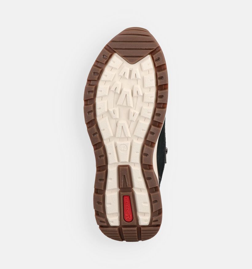 Rieker Zwarte/Cognac Veterschoenen voor heren (367564) - geschikt voor steunzolen