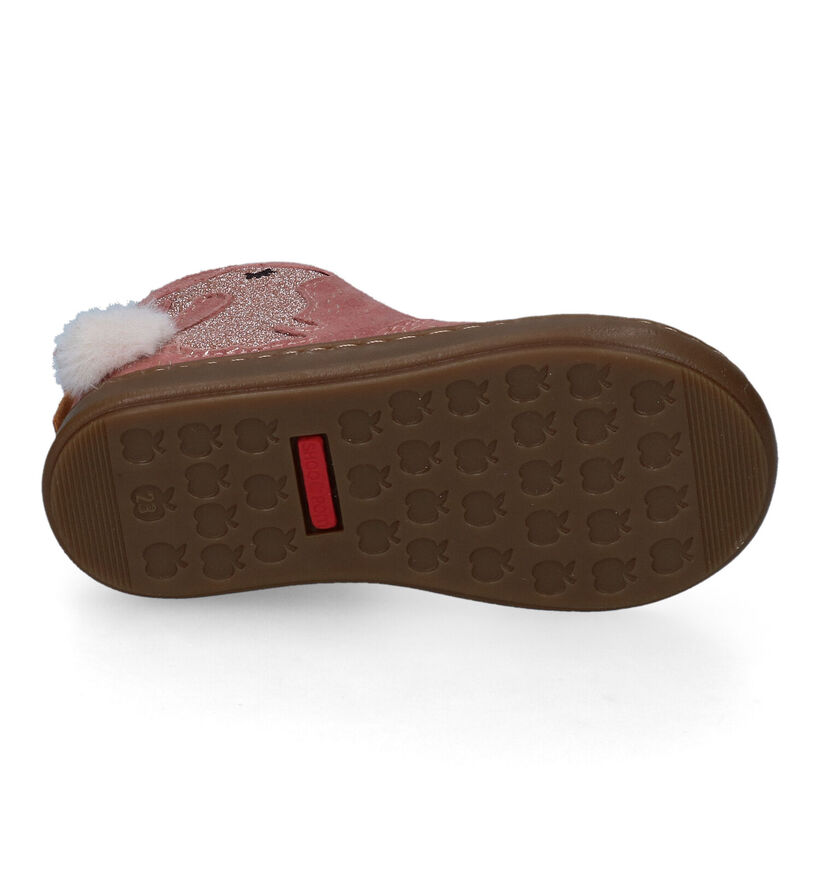 Shoo Pom Bouba Pimpim Bottes en Rose en nubuck (314053)