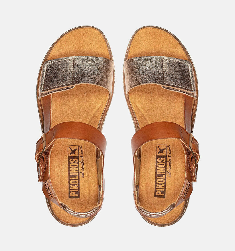 Pikolinos Alzira Cognac Sandalen voor steunzolen voor dames (354663) - geschikt voor steunzolen