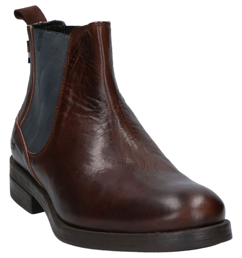 Olivier Strelli Julius Bruine Boots in leer (261416)