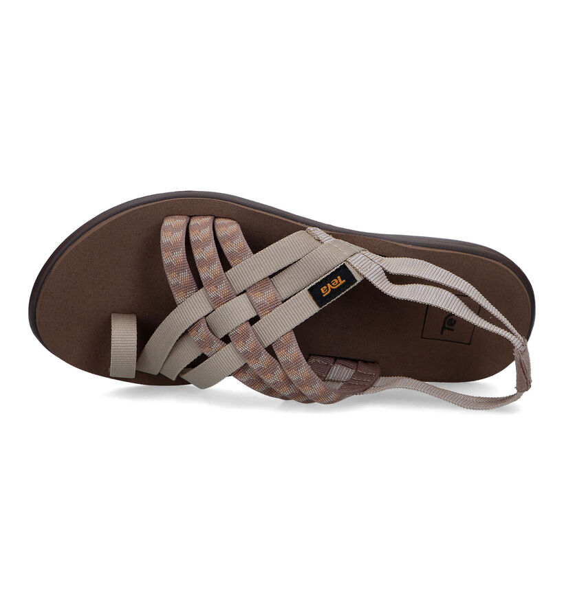 Teva Voya Strappy Ecru Sandalen voor dames (338820)