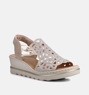 Rieker Sandales Or/Vert