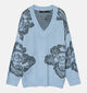 Vero Moda Curve Fairly Lichtblauwe Pull voor dames (362601)