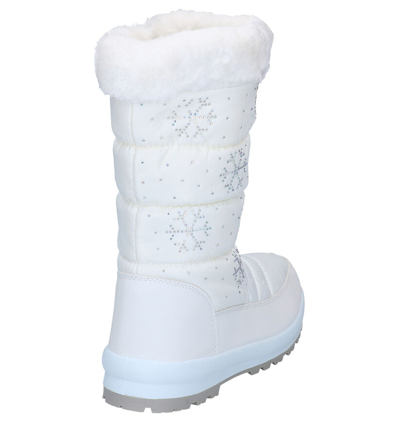 Snow Fun Bottes de neige en Blanc pour femmes (293745) - pour semelles orthopédiques