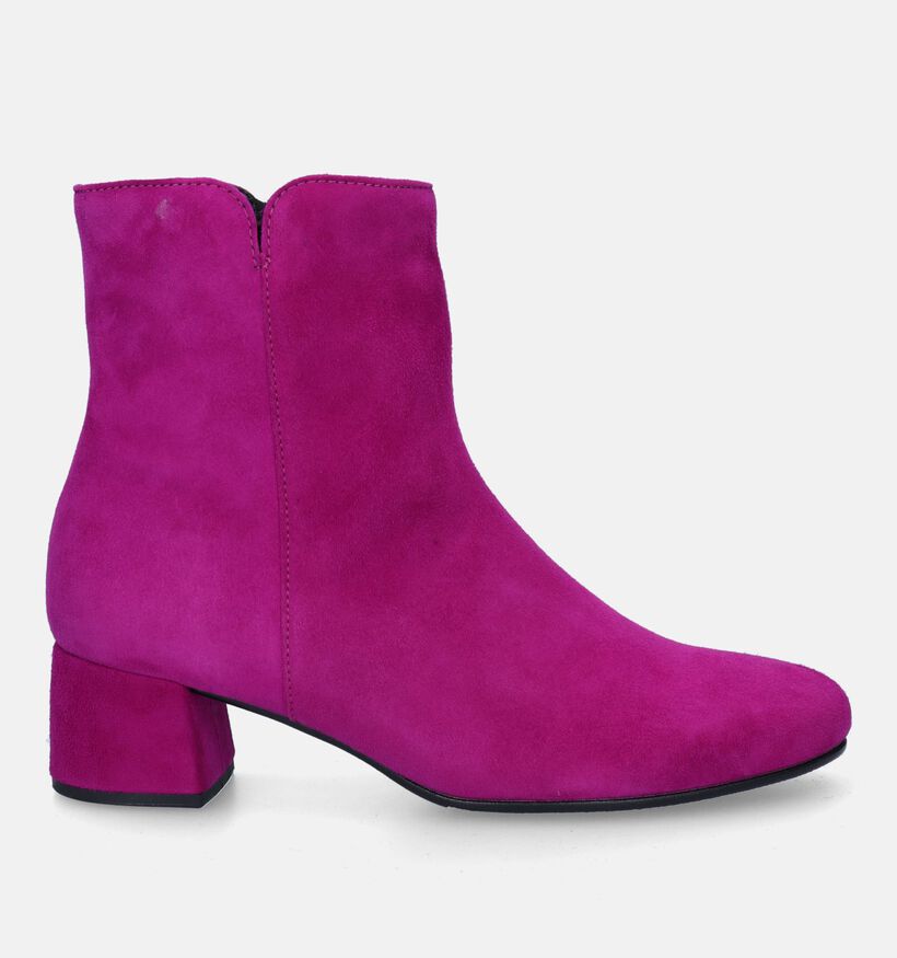 Gabor Best Fitting Bottines avec talon en Fuchsia pour femmes (331237) - pour semelles orthopédiques