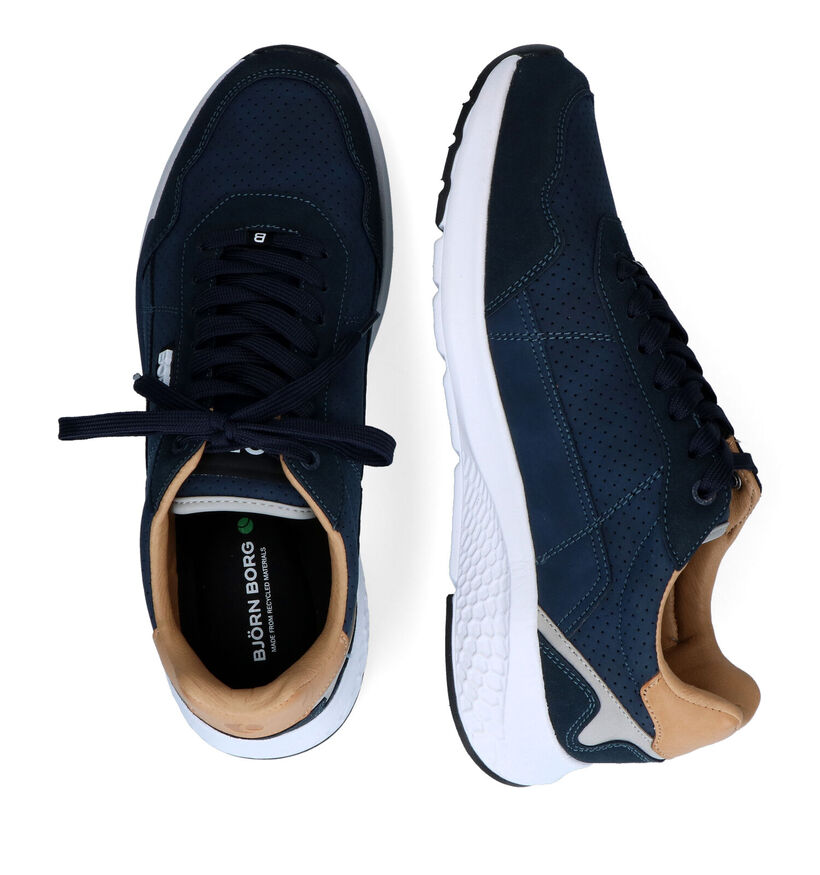 Björn Borg Baskets basses en Bleu foncé pour hommes (349595) - pour semelles orthopédiques