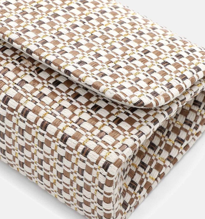 Tamaris Amalia Woven Bruine Crossbodytas voor dames (371297)