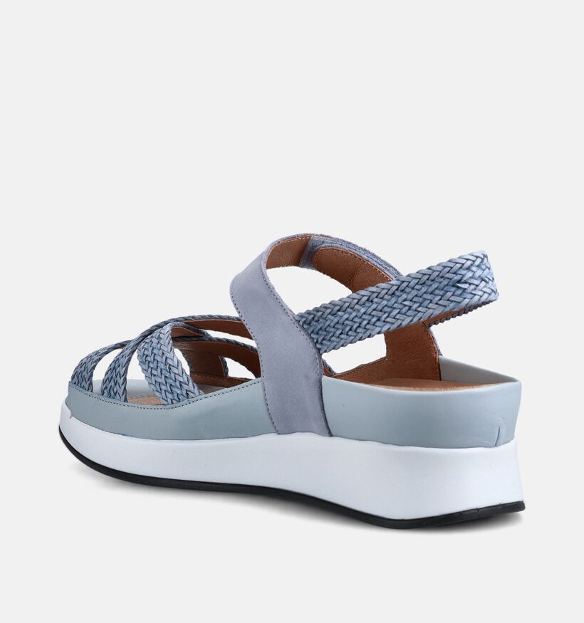 Piesanto Lichtblauwe Sandalen voor Steunzolen voor dames (373796) - geschikt voor steunzolen