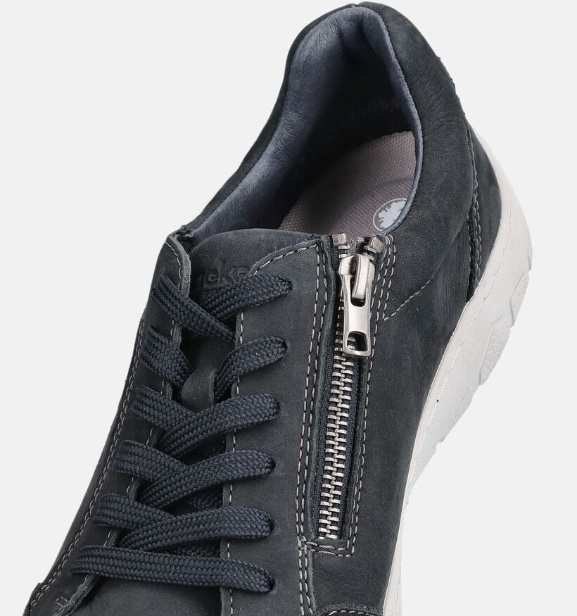 Rieker Baskets basses en Bleu pour hommes (367571) - pour semelles orthop&eacute;diques