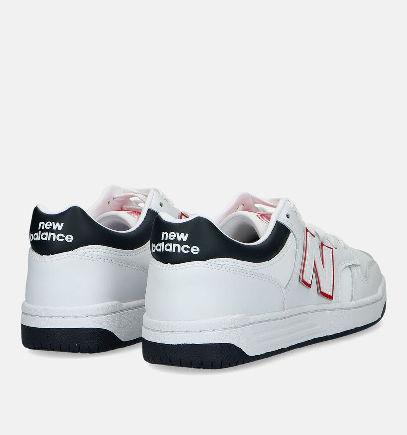 New Balance BB 480 Witte Sneakers voor heren (336819) - geschikt voor steunzolen