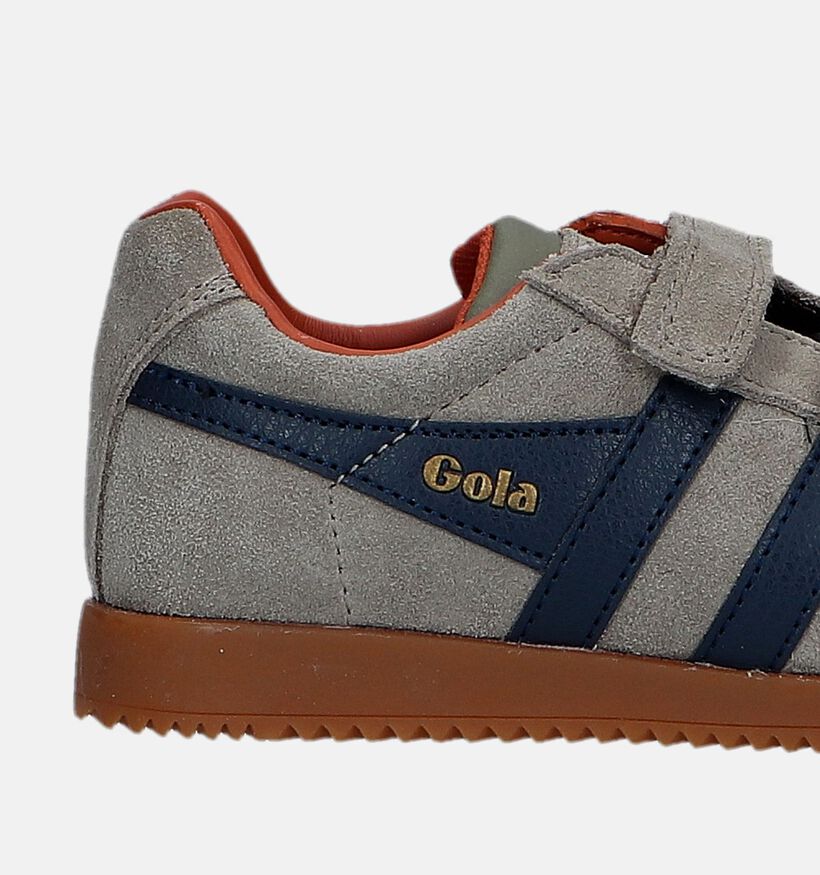 Gola Harrier Strap Baskets en Bleu pour filles, garçons (335822)