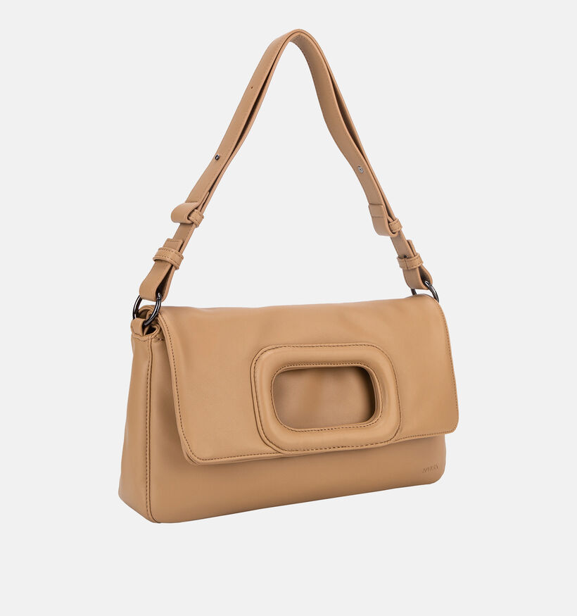 Hvisk Esme Soft Structure Sac à bandoulière en Beige pour femmes (343030)