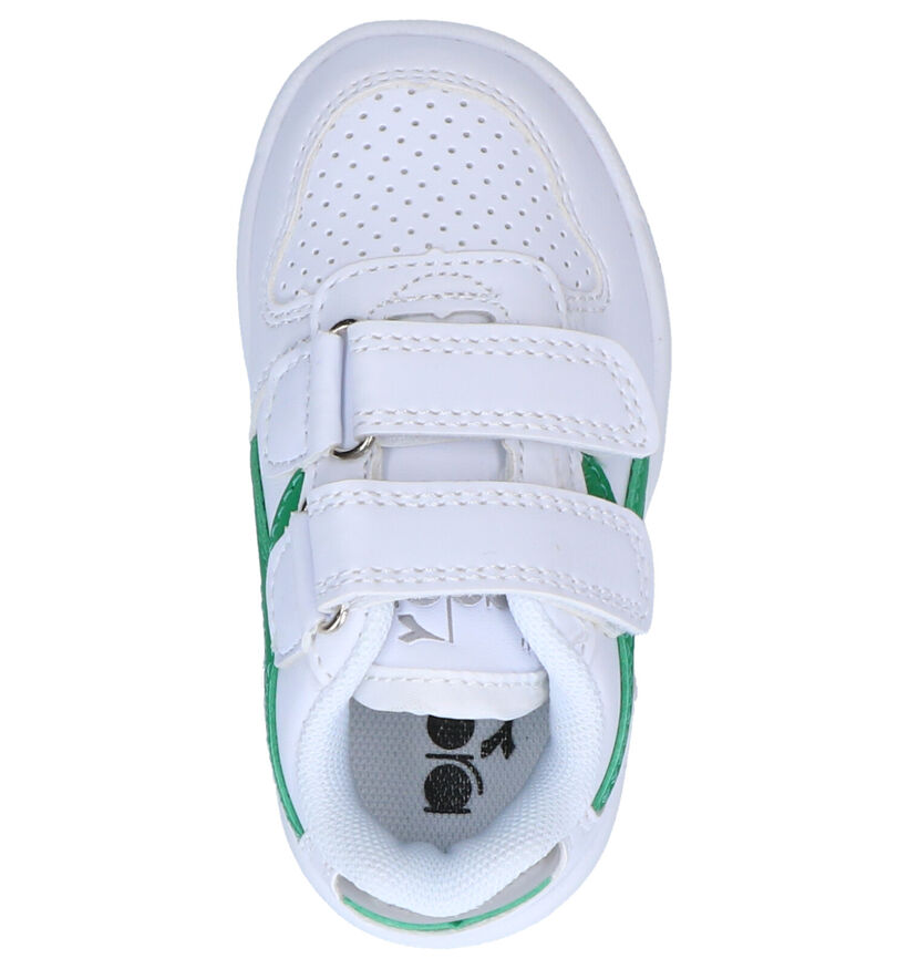 Diadora Playground Witte Sneakers in kunstleer (266042)