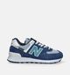 New Balance U 574 Baskets en Bleu pour femmes (349401) - pour semelles orthopédiques