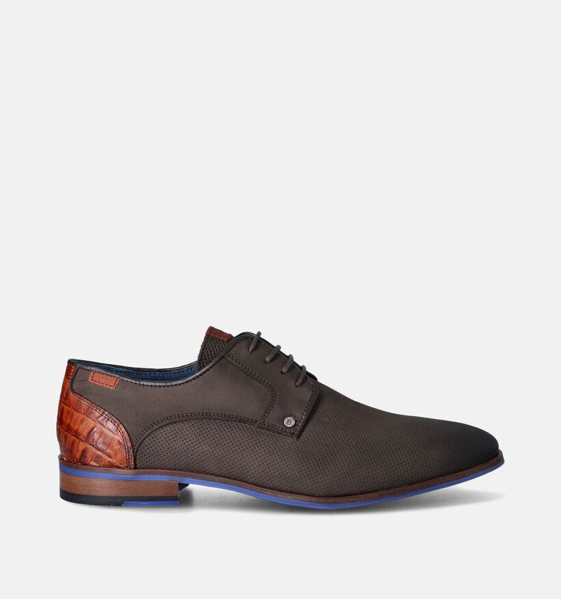 Berkelmans Chaussures classiques en Brun foncé pour hommes (357854) - pour semelles orthopédiques