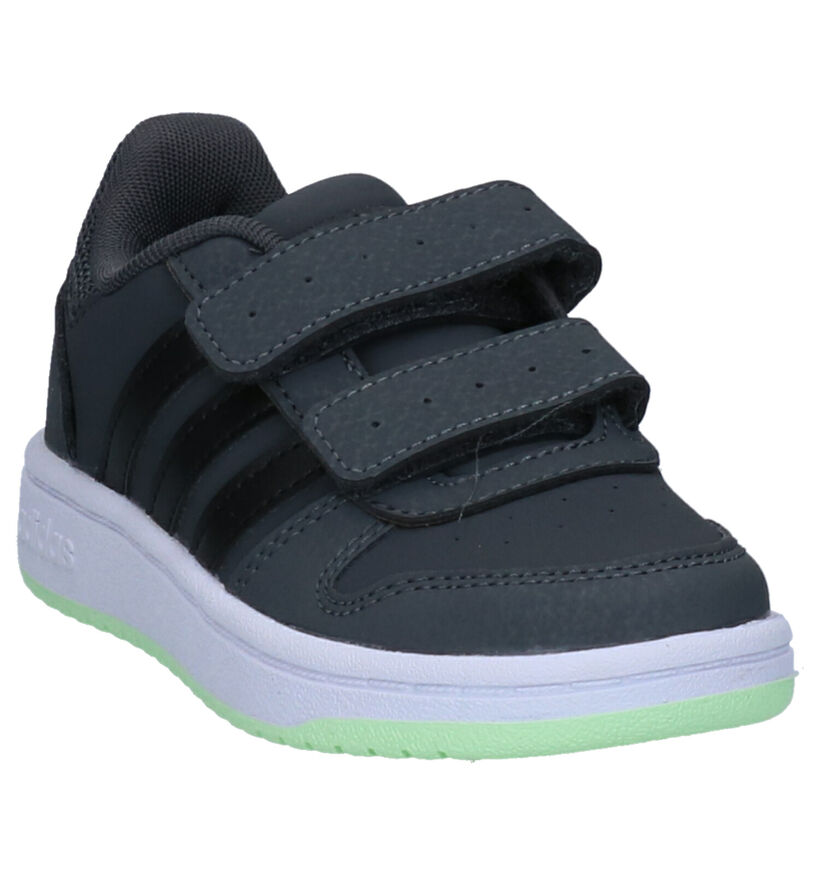 adidas Hoops Baskets en Noir en simili cuir (290778)