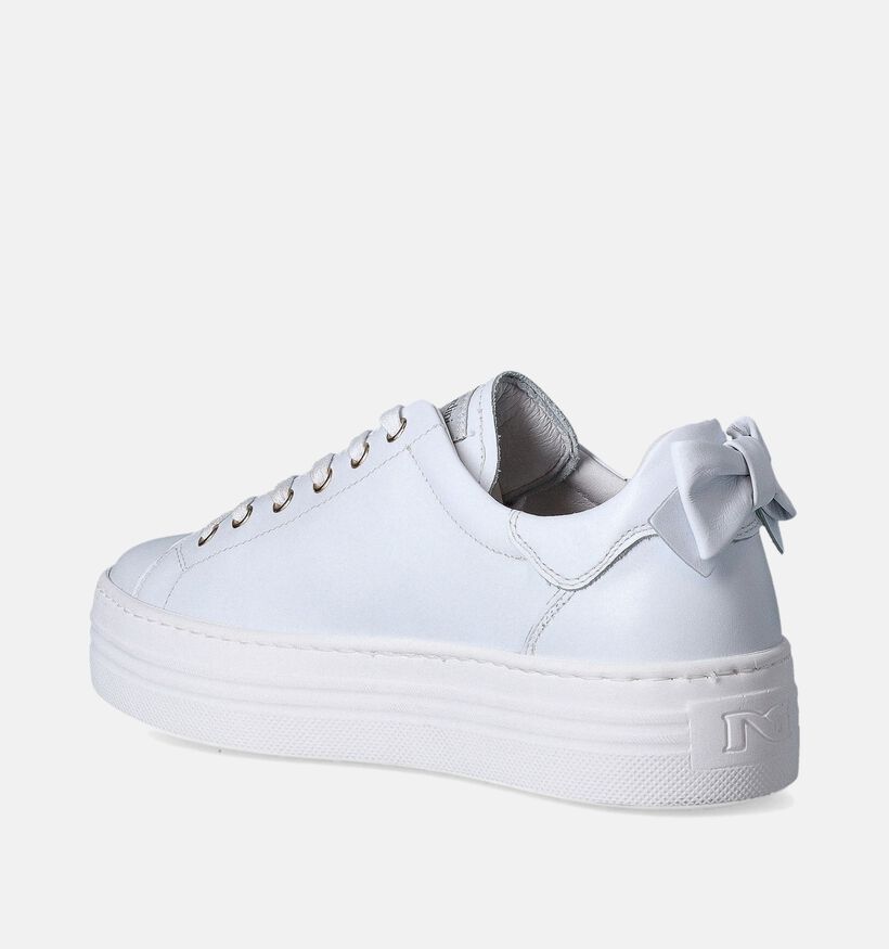 NeroGiardini Witte Sneakers voor dames (351909) - geschikt voor steunzolen