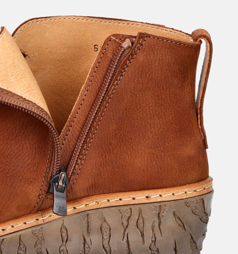 El Naturalista Bottines à talons en Cognac pour femmes (347334) - pour semelles orthopédiques