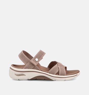 Skechers Arch Fit Sandalen Taupe