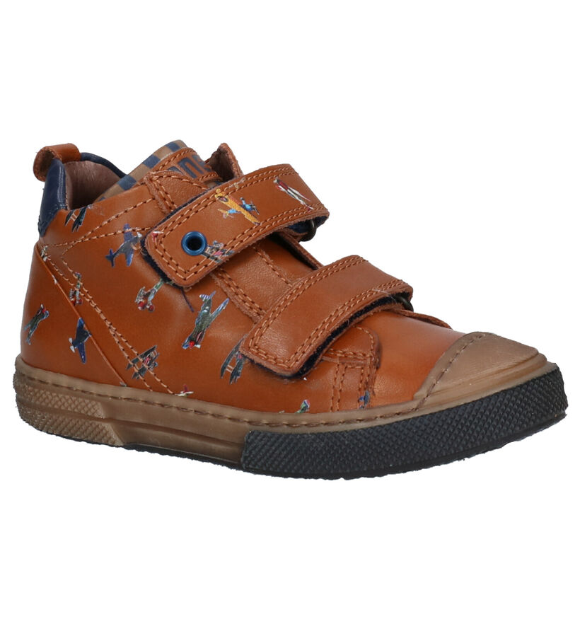 STONES and BONES Rocet Cognac Hoge Schoenen in leer (255459)