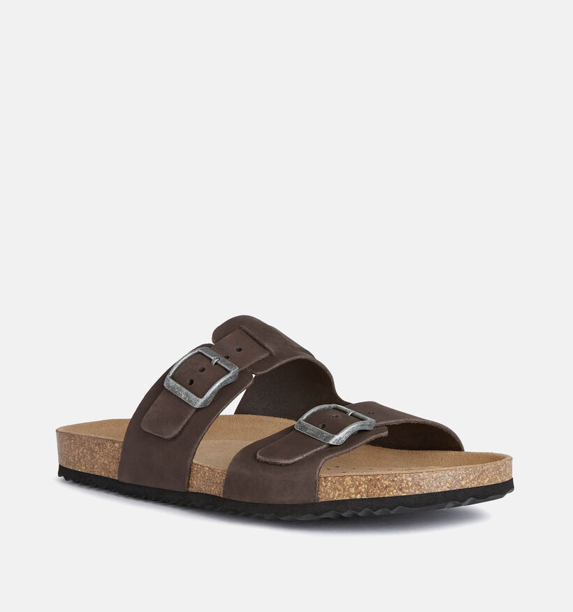 Geox Ghita Nu-pieds en Marron pour hommes (351619)