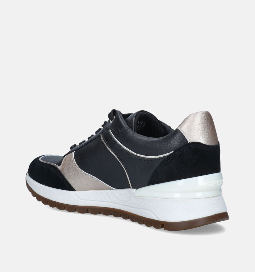 Geox Desya Baskets en Noir pour femmes (351673) - pour semelles orthopédiques