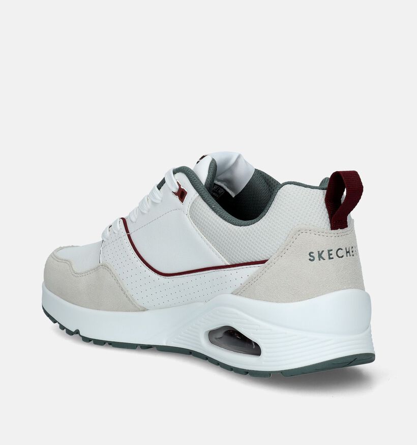 Skechers Uno Retro One Baskets en Blanc pour hommes (351849)