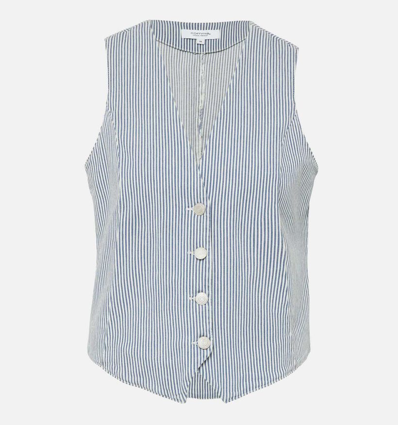 comma casual identity Blauwe Gilet voor dames (358268)