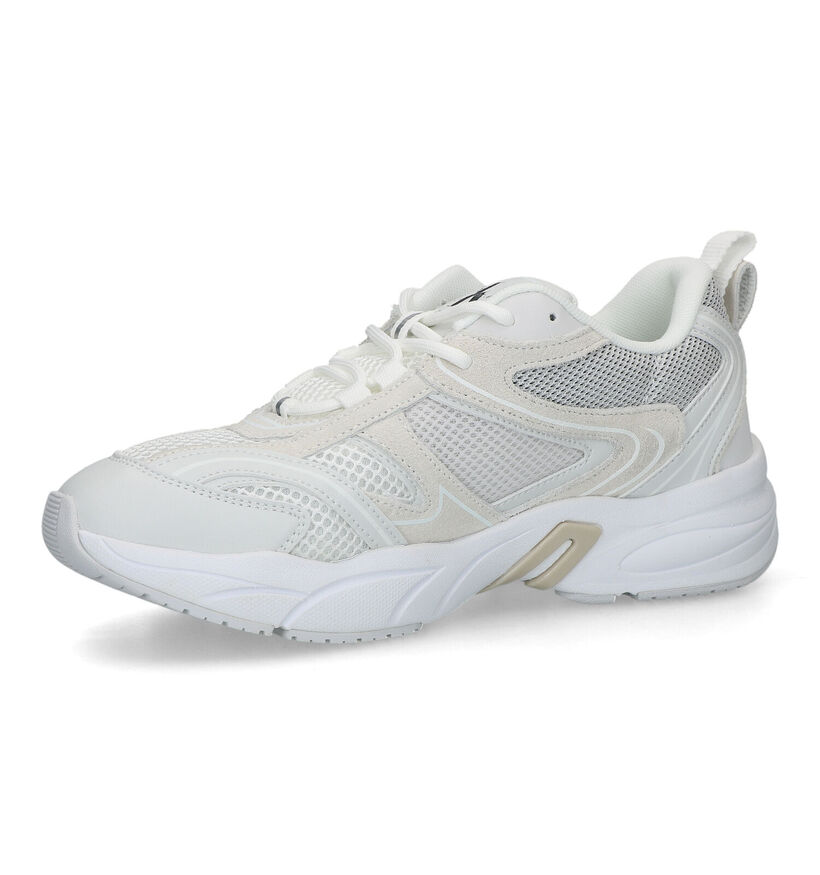 Calvin Klein Retro Tennis Baskets en Blanc pour femmes (318626) - pour semelles orthopédiques