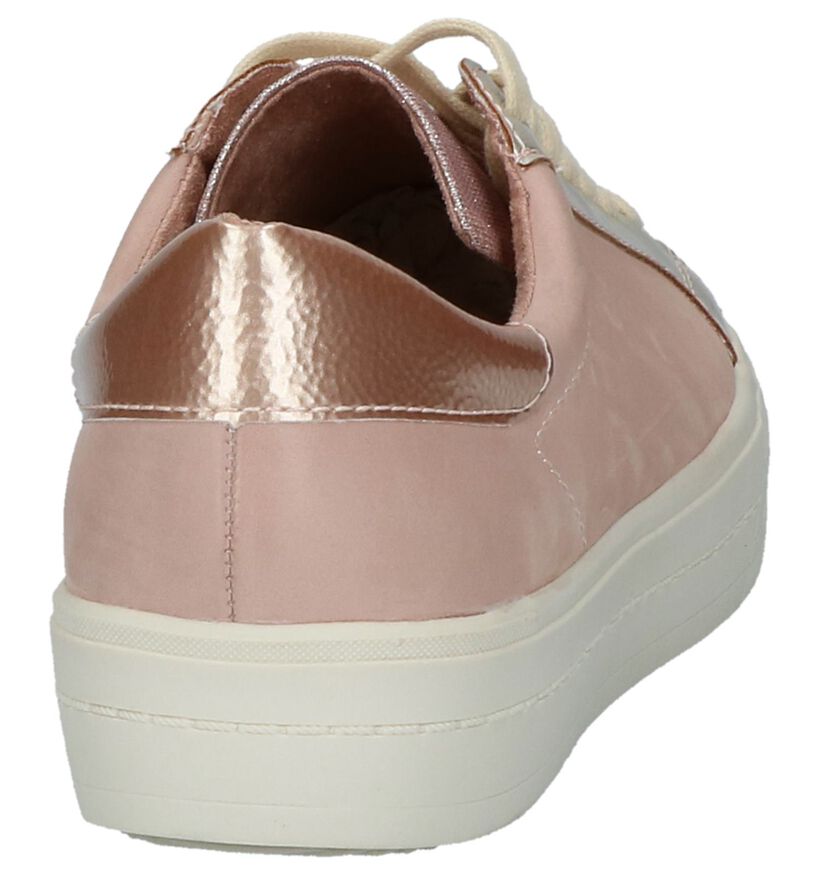 Tamaris Baskets basses en Rose en cuir (214185)