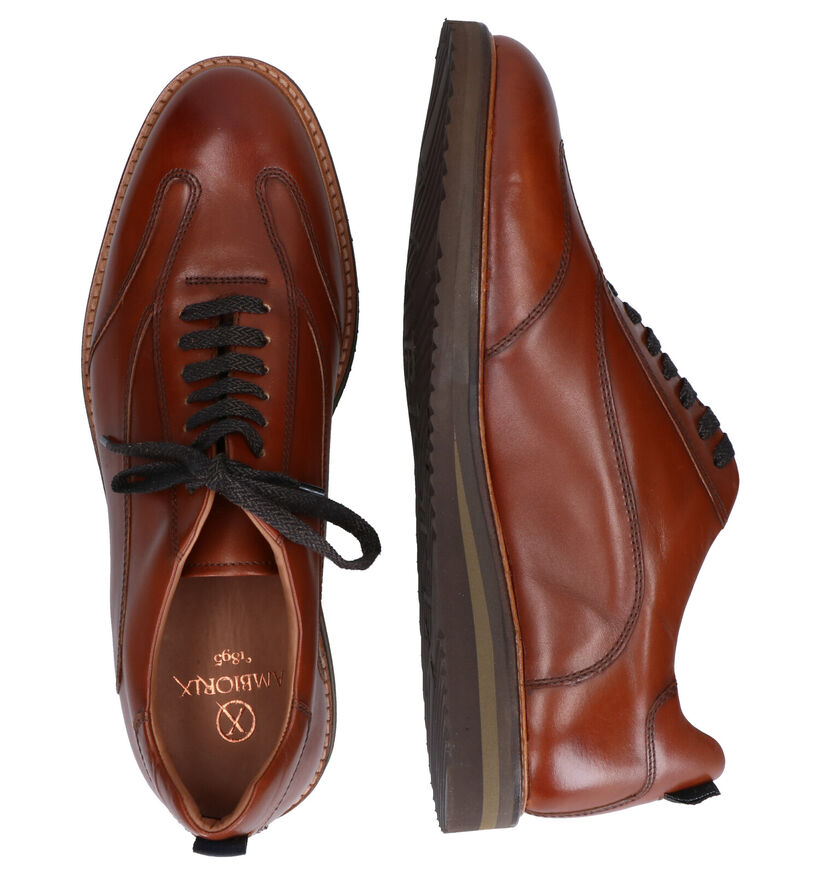 Ambiorix Aston Chaussures à lacets en Cognac pour hommes (324847) - pour semelles orthopédiques