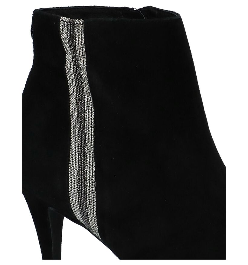 DNA Bottines à talons en Noir en daim (232125)