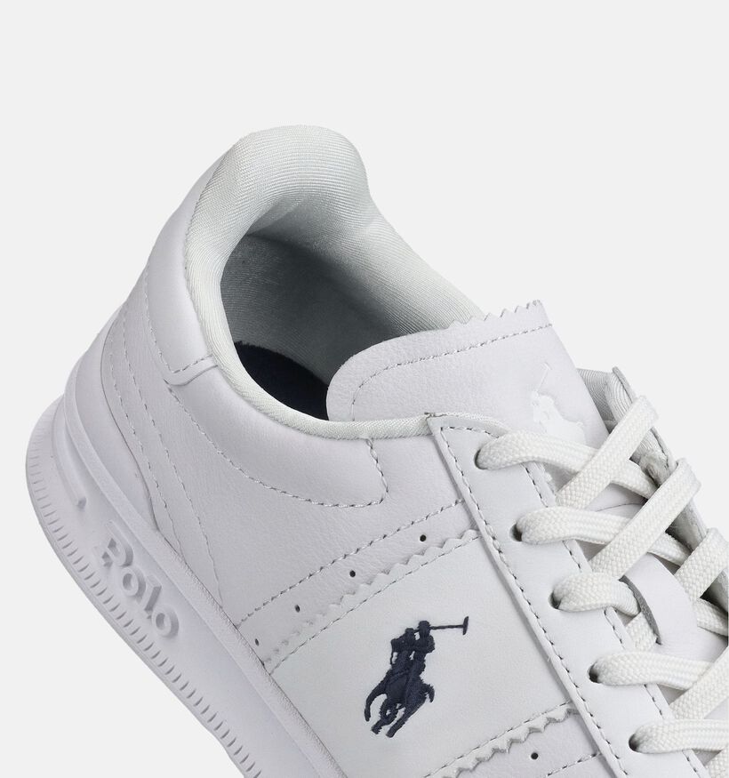 Polo Ralph Lauren Hrt Aera PP Baskets habill&eacute;es en Blanc pour femmes (369535)