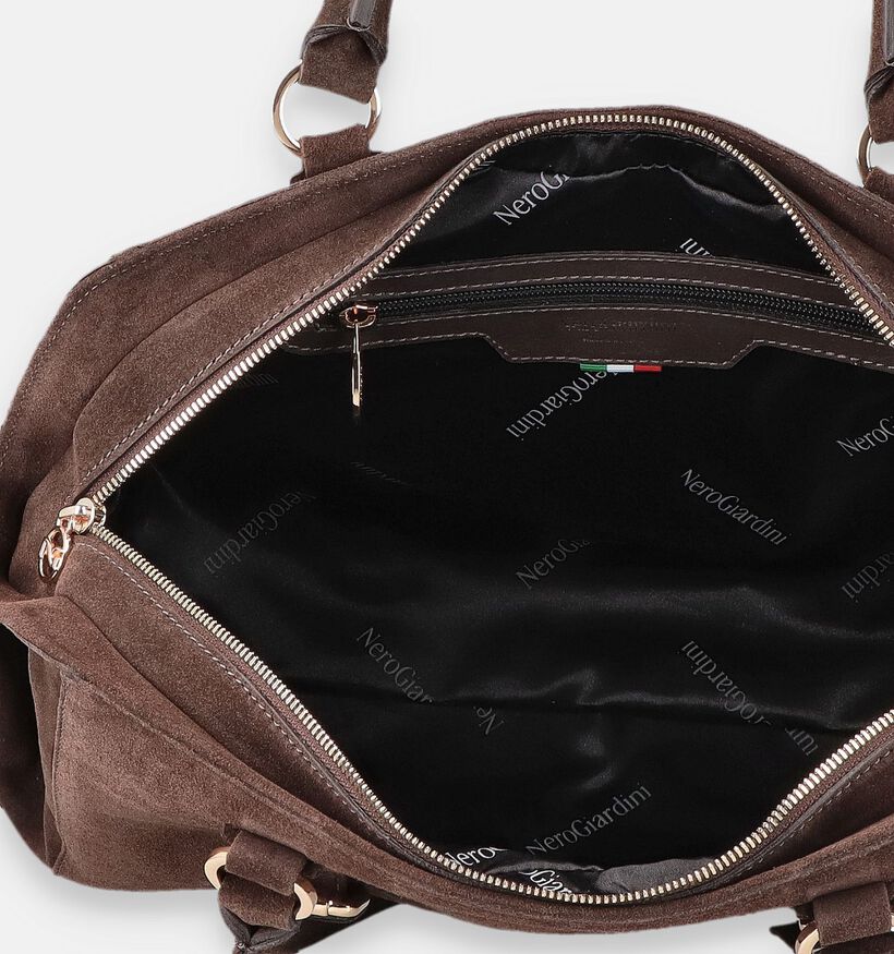 NeroGiardini Sac &agrave; bandouli&egrave;re en Brun fonc&eacute; pour femmes (379297)