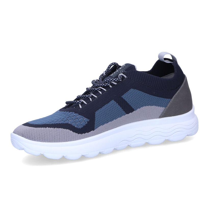 Geox Spherica Blauwe Sneakers in stof (303583)