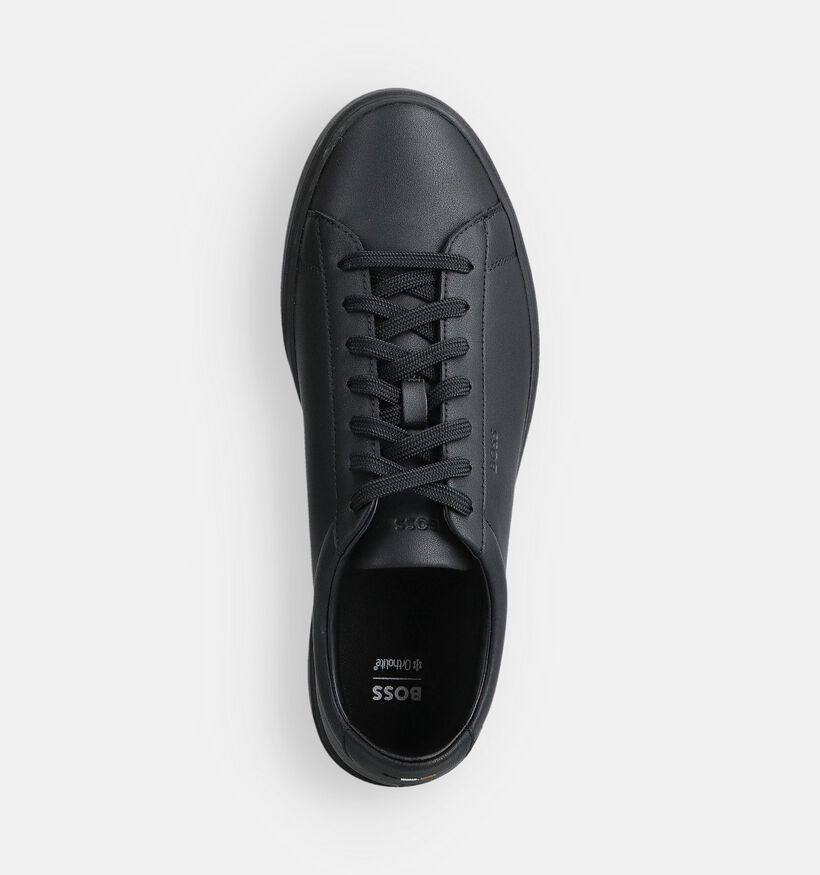 BOSS Kieran Tenn Zwarte Veterschoenen voor heren (361724) - geschikt voor steunzolen