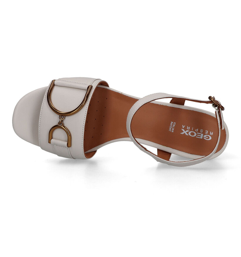 Geox Eraklia Ecru Sandalen voor dames (320105)