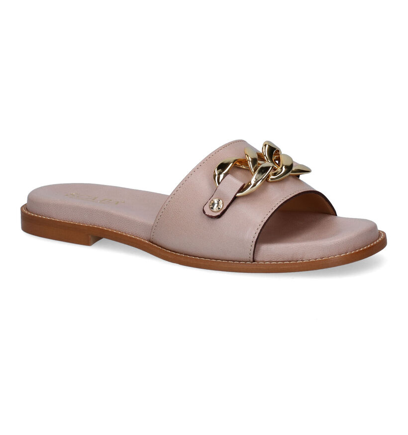 Scapa Beige Slippers voor dames (307260)