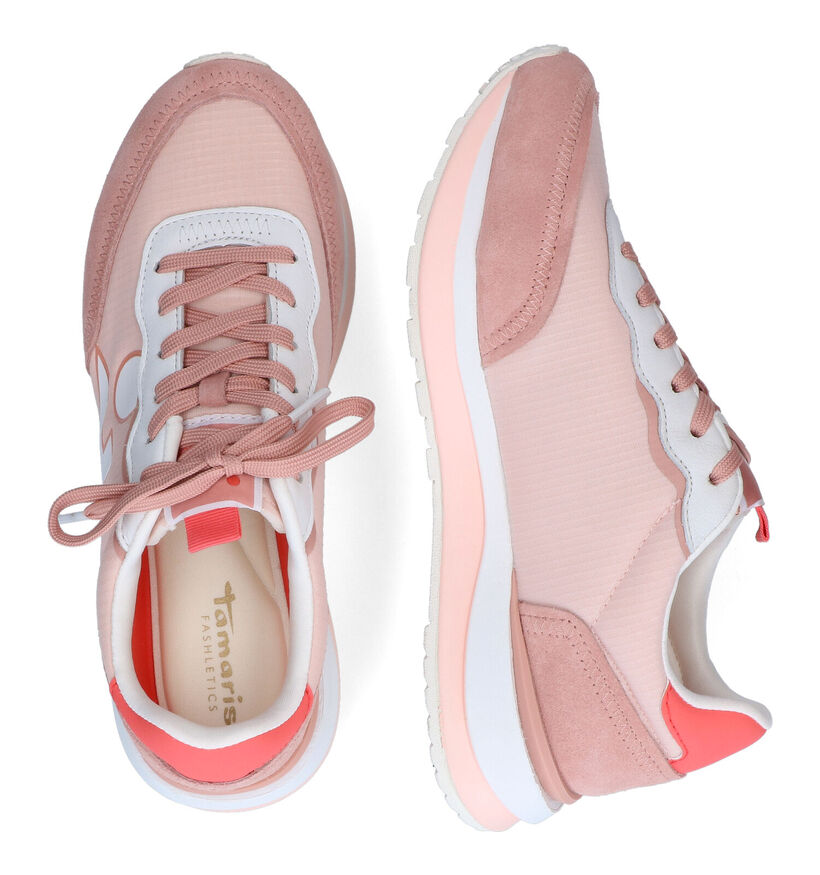 Tamaris Fashletics Roze Sneakers voor dames (302775) - geschikt voor steunzolen