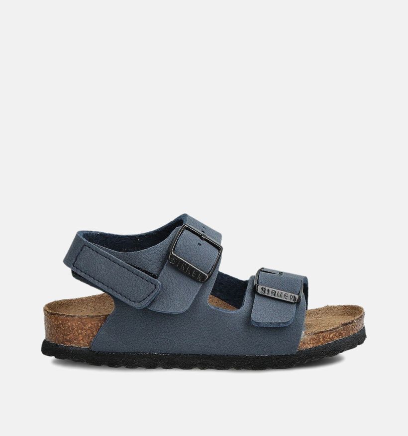 Birkenstock Milano Sandales en Bleu foncé pour garçons (367311)
