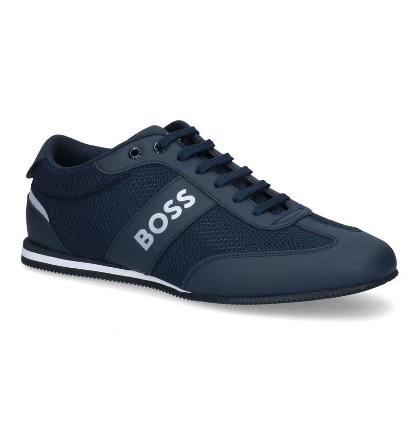 Boss Rusham Chaussures à lacets en Noir en simili cuir (317537)