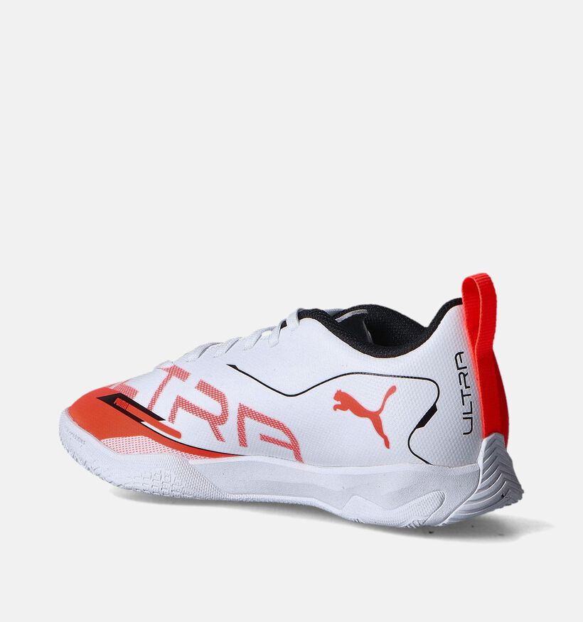 Puma Ultra 5 Play FB/AG Chaussures de foot en Blanc pour filles, garçons (352381)