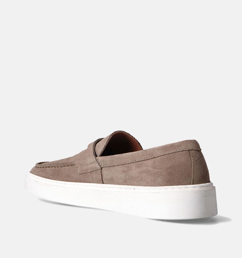 Scapa Chaussures à enfiler en Taupe pour hommes (355455) - pour semelles orthopédiques