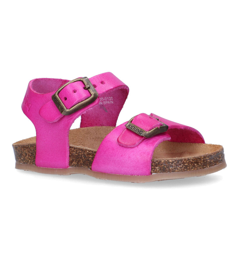 Kipling Easy Oranje Sandalen in leer (324448)