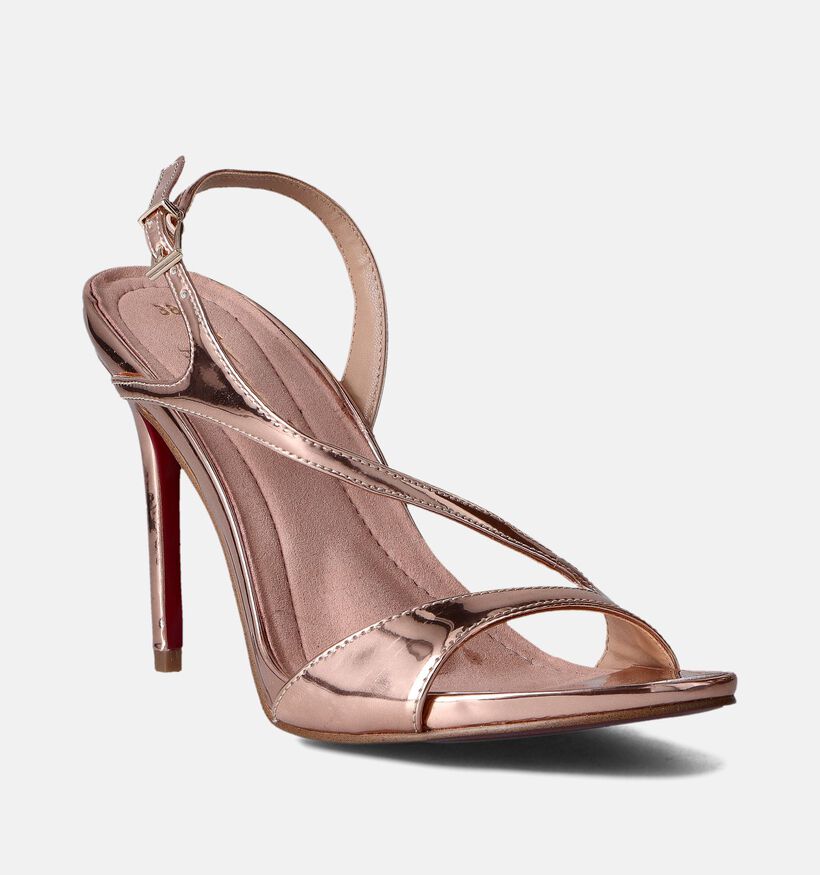 Tamaris Sandales avec talons hauts en Bronze pour femmes (354393)
